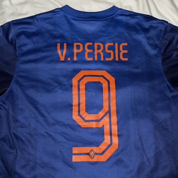 V. PERSIE BLUE SOCCER JERSEY - Picture 4 of 6